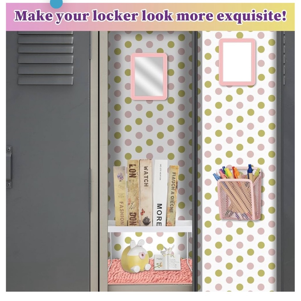 Locker Magnetic Wallpaper and Shelf